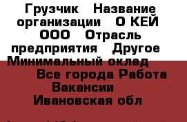 Грузчик › Название организации ­ О’КЕЙ, ООО › Отрасль предприятия ­ Другое › Минимальный оклад ­ 25 533 - Все города Работа » Вакансии   . Ивановская обл.